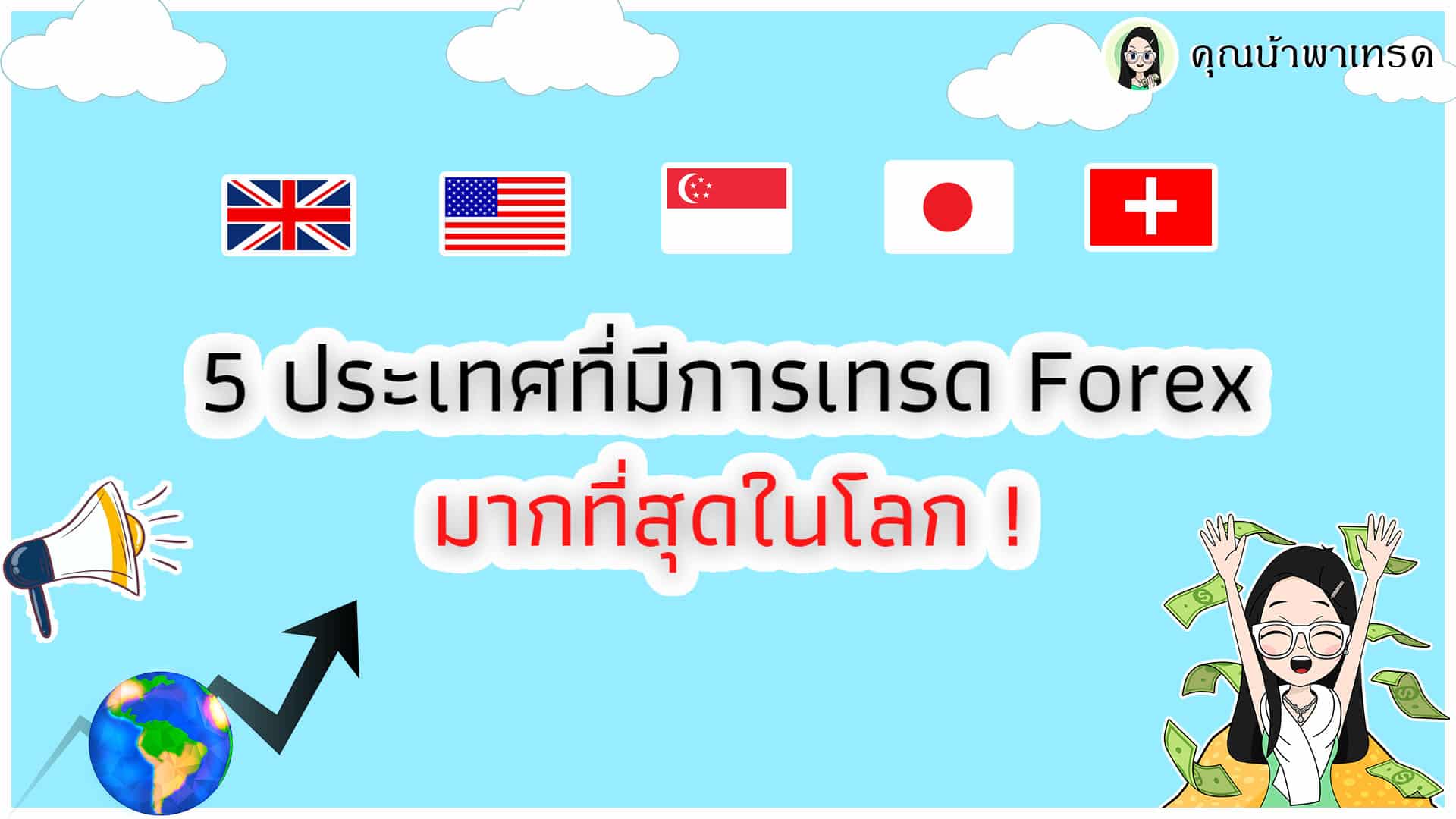 ประเทศที่เทรด Forex