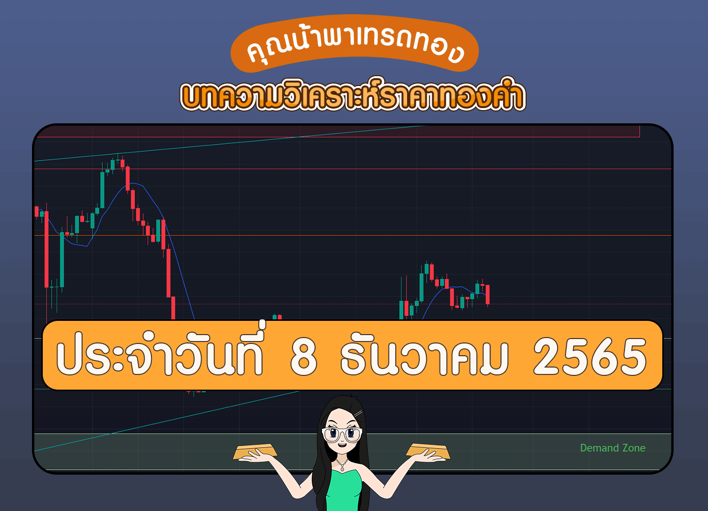 เทรดทอง 8 ธันวาคม