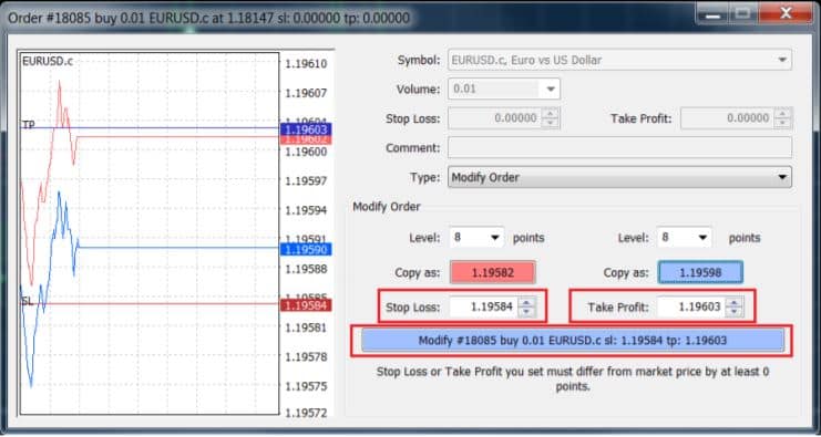 how to set stop loss