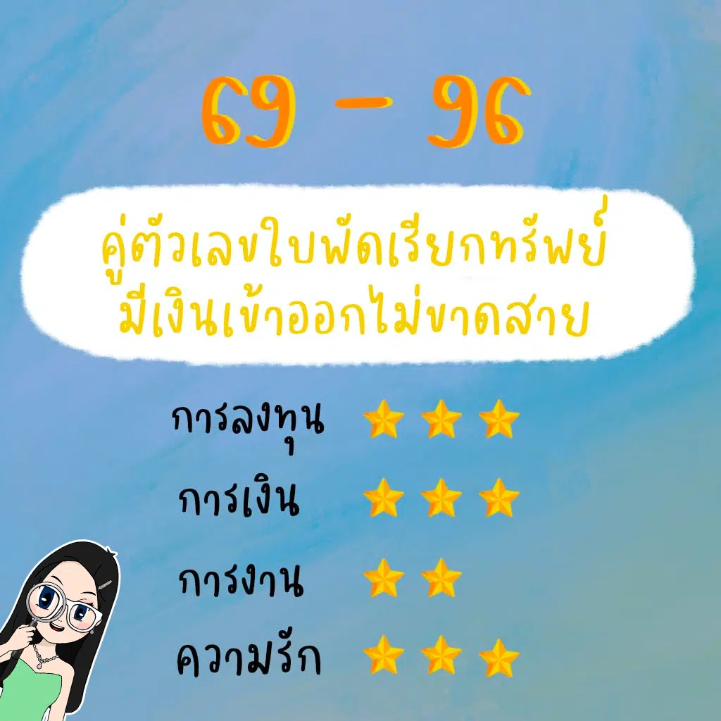 69-96 ตัวเลขมงคล 69 ที่สายมูห้ามพลาด