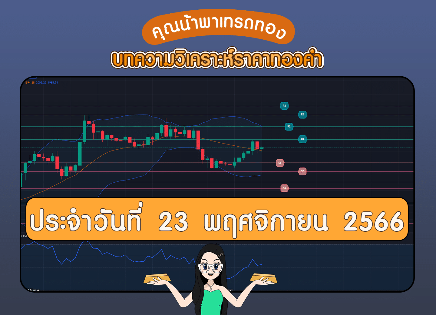 ซิกทอง วิเคราะห์ทอง 23 สำหรับคนเทรดทอง