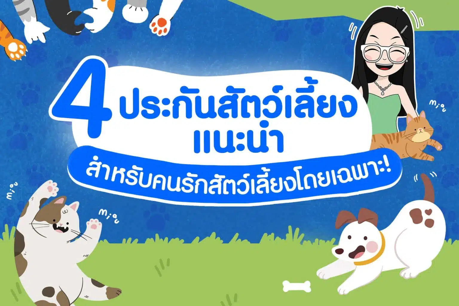 ประกันสัตว์เลี้ยง เจ้าไหนดี คุ้มครองอะไรบ้าง
