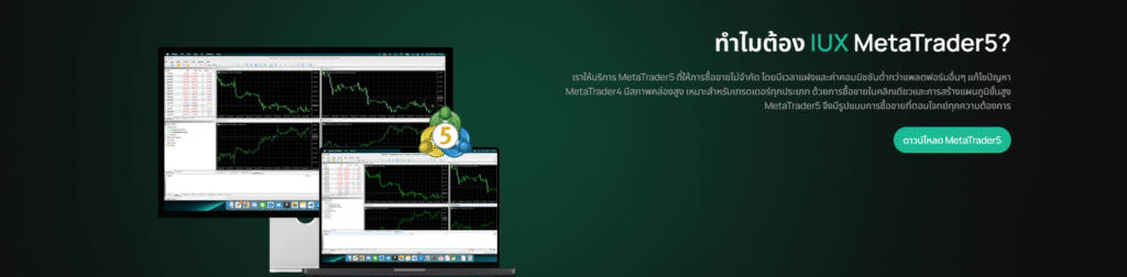 IUX MetaTrader 5 แพลตฟอร์ม MetaTrader 5 IUX