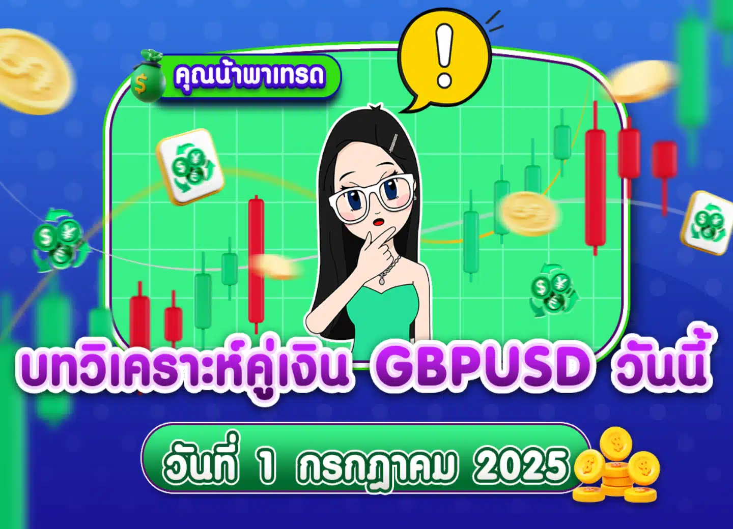 วิเคราะห์ GBPUSD ดูแนวโน้มราคาล่าสุด วันที่ 1 กรกฎาคม 2025