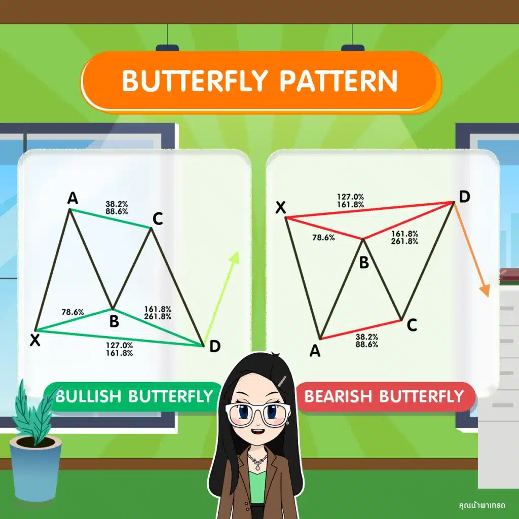 Butterfly Pattern ลักษณะสำคัญของ Butterfly Pattern