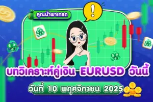 บทวิเคราะห์คู่เงิน EURUSD 10 พฤศจิกายน 2025