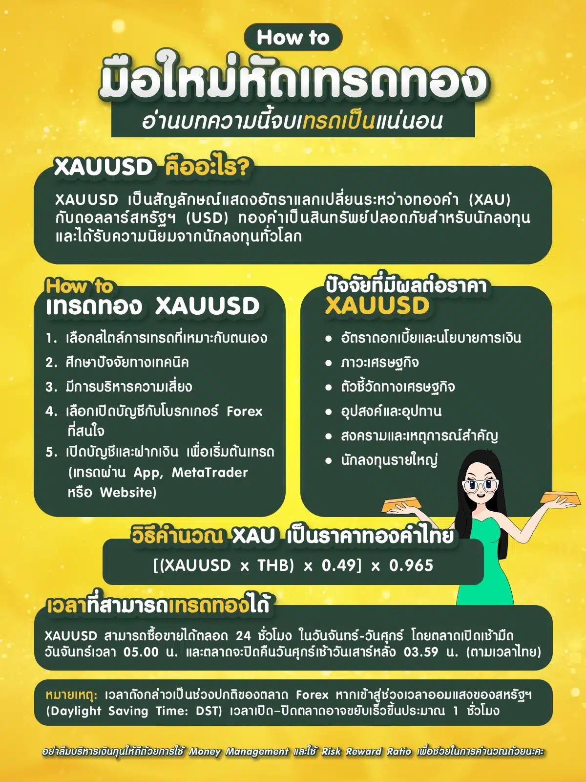 วิธีเทรดทองคำ มือใหม่สู่มืออาชีพ