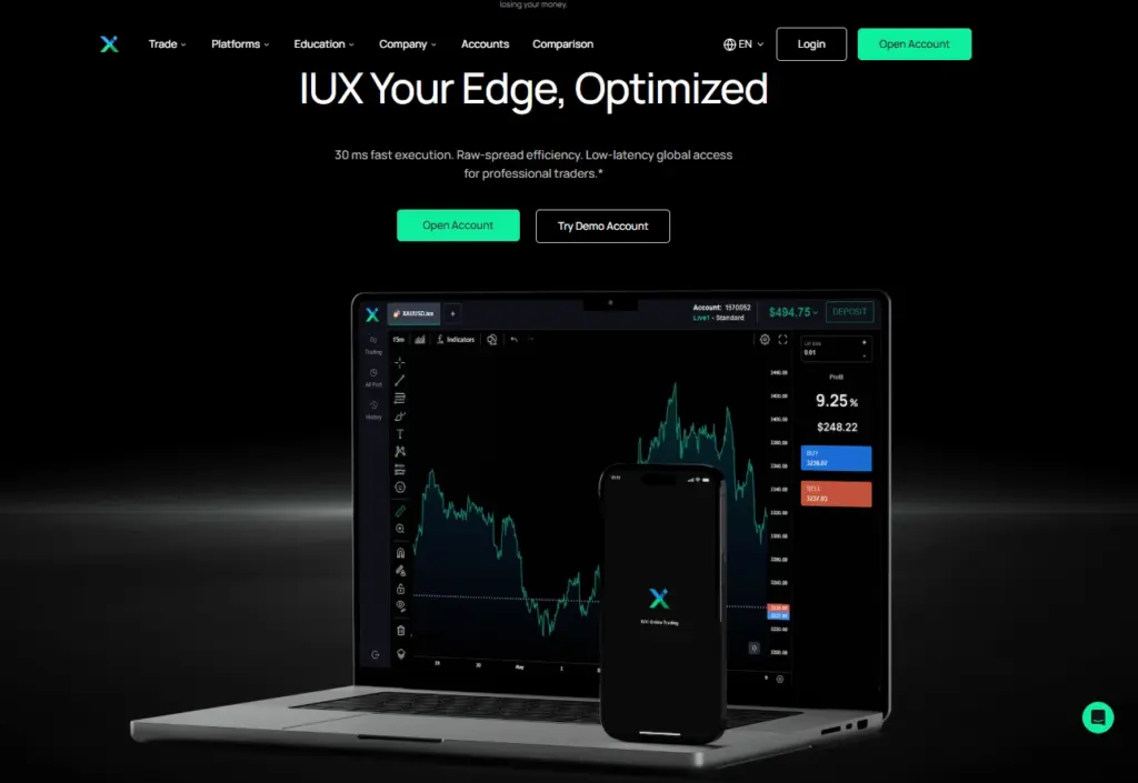 หน้าเว็บไซต์ IUX หน้าเว็บไซต์ IUX