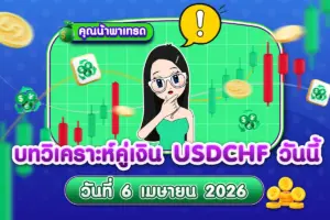 บทวิเคราะห์คู่เงิน USDCHF 6 เมษายน 2026