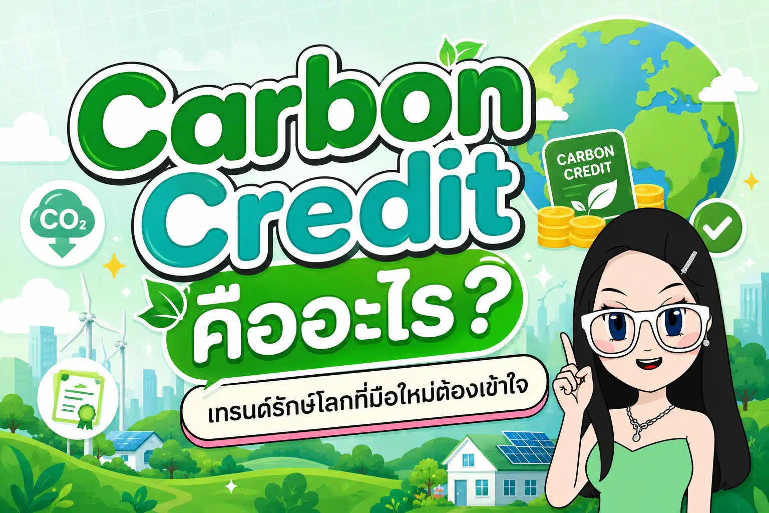 Carbon Credit คืออะไร เทรนด์รักษ์โลกและการลงทุน