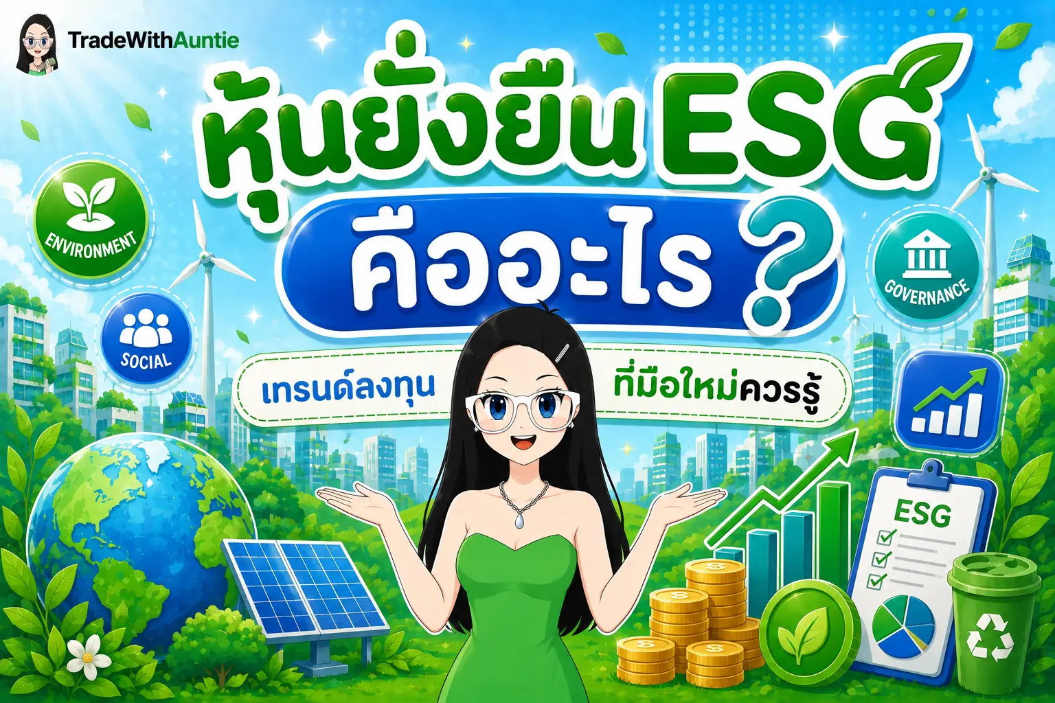หุ้นยั่งยืน ESG ความหมายและเทรนด์การลงทุนยั่งยืน