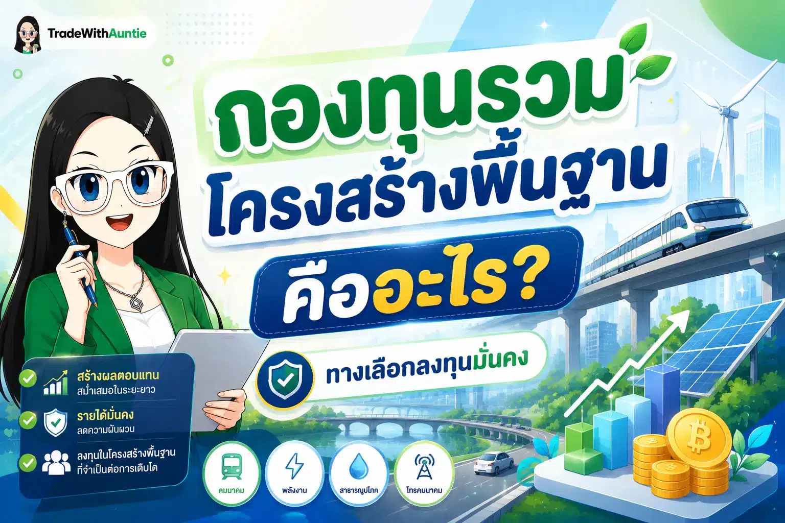กองทุนรวมโครงสร้างพื้นฐาน ทำความรู้จักทางเลือกลงทุนมั่นคง