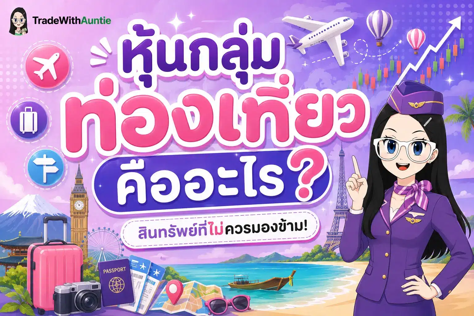 หุ้นกลุ่มท่องเที่ยว รวมหุ้นท่องเที่ยวไทยน่าลงทุน