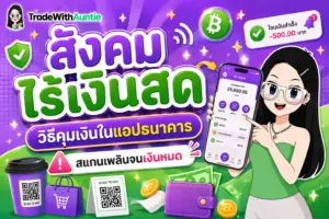 สังคมไร้เงินสด วิธีคุมเงินในแอปธนาคาร คู่มือตั้งค่าแอปธนาคารอุดรอยรั่วเงินดิจิทัล