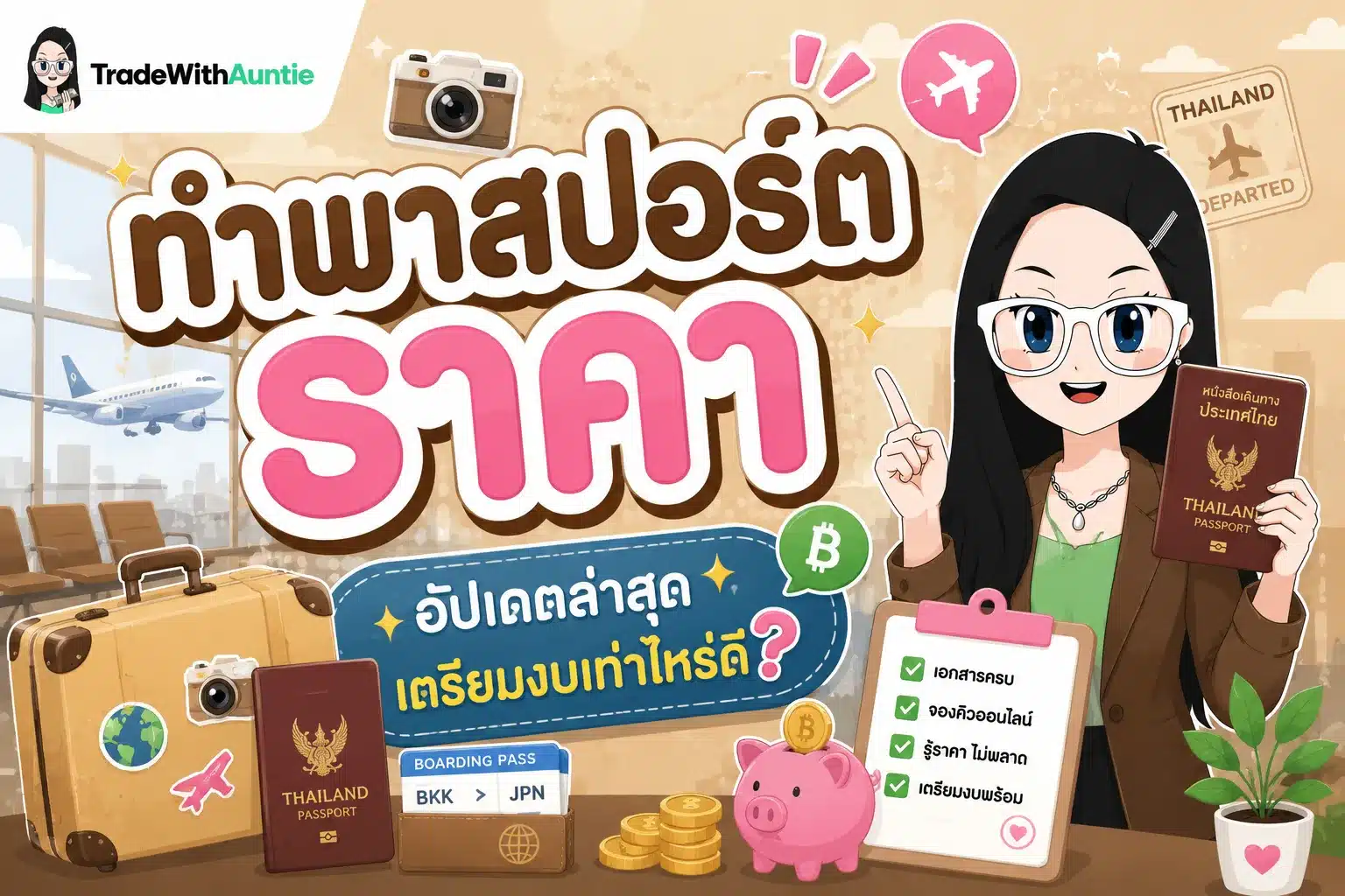 ทำพาสปอร์ต ราคา สรุปอัตราค่าธรรมเนียมทำหนังสือเดินทางเล่ม 5 ปี และ 10 ปี