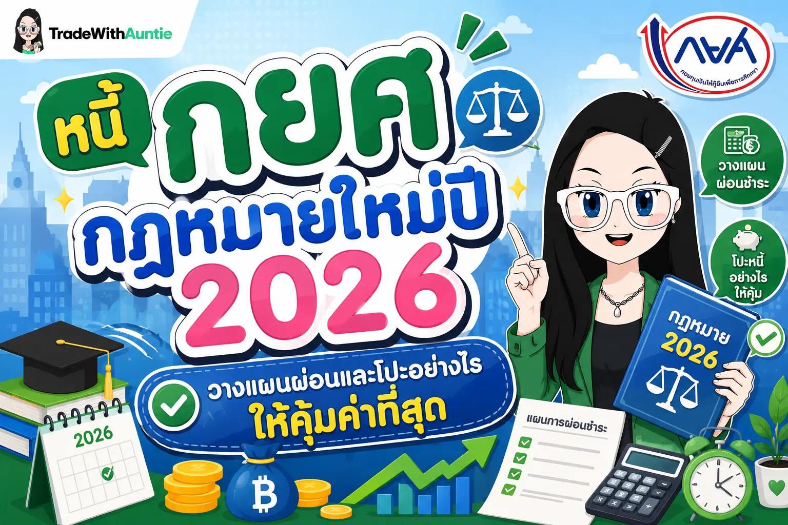 หนี้ กยศ สรุปเงื่อนไขกฎหมายใหม่และการวางแผนผ่อนชำระ