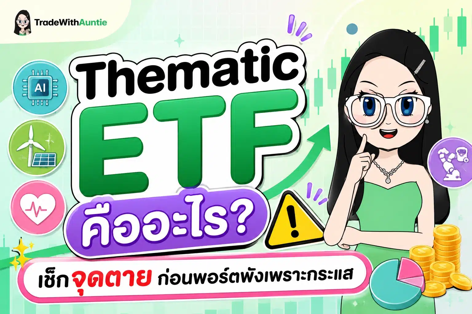 Thematic ETF คืออะไร คู่มือการลงทุนใน ETF ธีมลงทุนและเมกะเทรนด์โลกสำหรับมือใหม่
