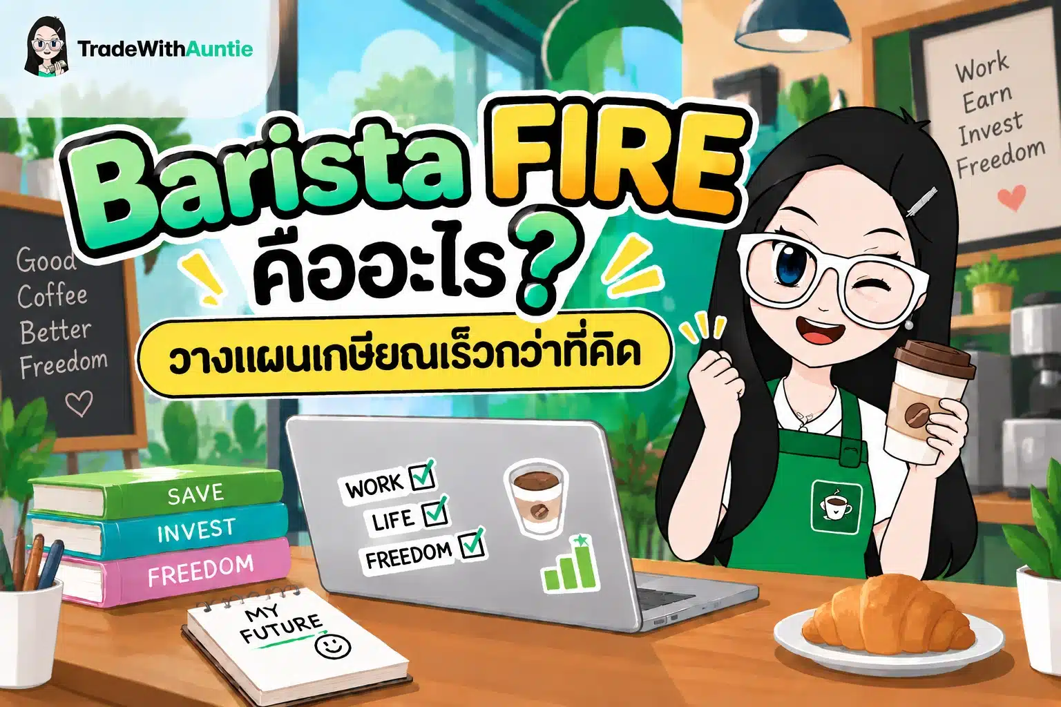 Barista FIRE คืออะไร คู่มือวางแผนเกษียณก่อนกำหนดสไตล์กึ่งทำงานสำหรับคนรุ่นใหม่