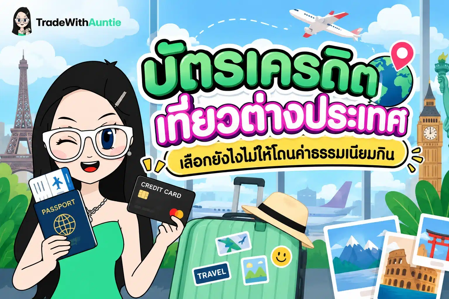 บัตรเครดิตเที่ยวต่างประเทศ คู่มือการเลือกใช้บัตรเครดิตต่างประเทศให้คุ้มค่าและปลอดภัย