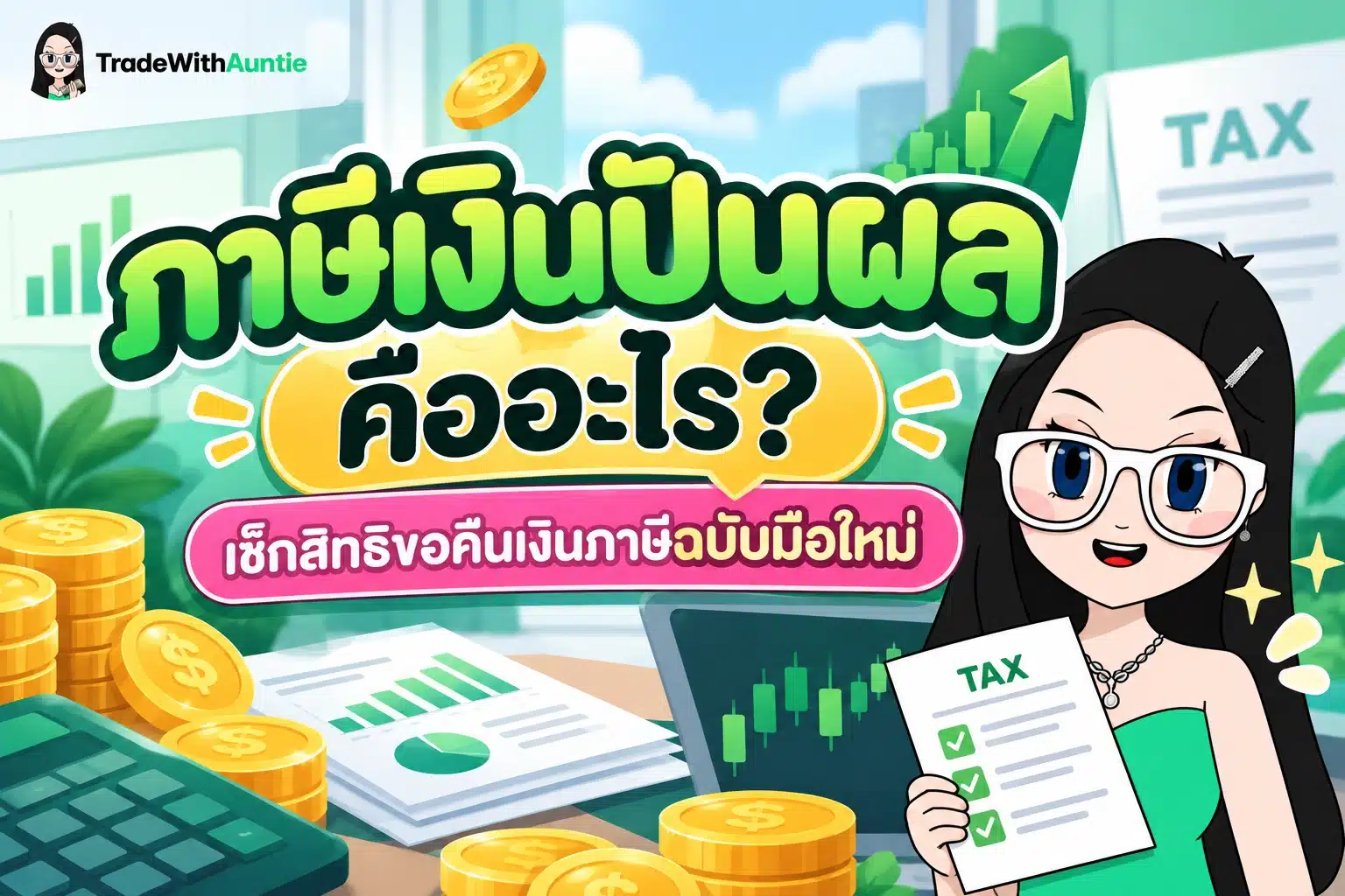 ภาษีเงินปันผล สรุปหลักการหักภาษี ณ ที่จ่ายและวิธีขอคืนภาษี