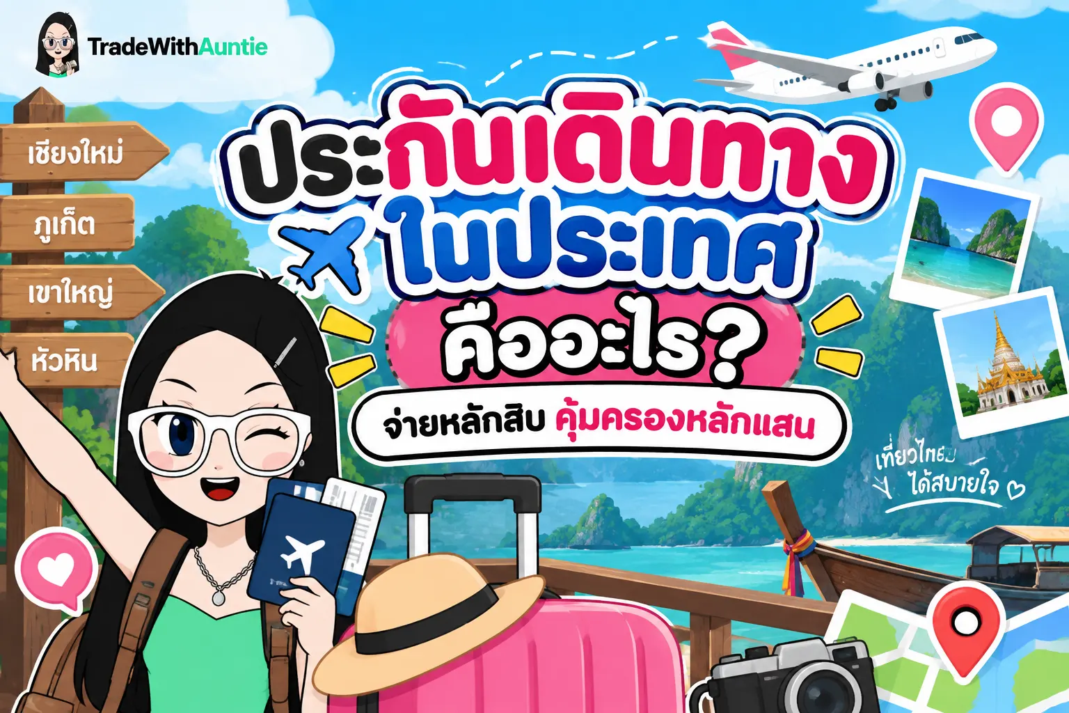 ประกันเดินทางในประเทศ คู่มือเลือกซื้อประกันเดินทางในประเทศสำหรับมือใหม่