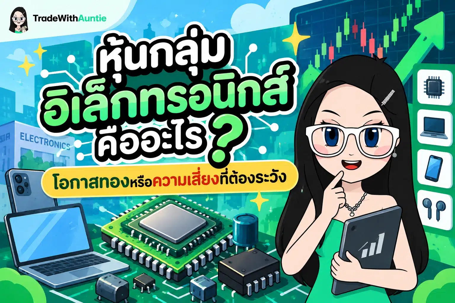 หุ้นกลุ่มอิเล็กทรอนิกส์ โครงสร้างและแนวทางวิเคราะห์สำหรับมือใหม่