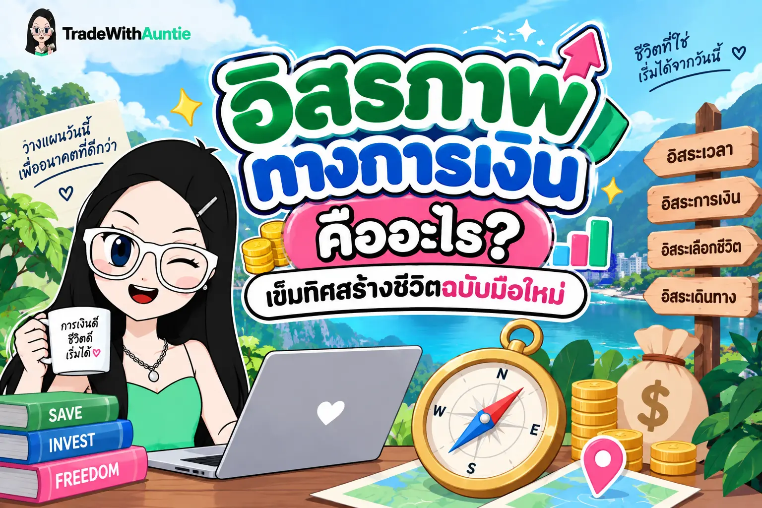 อิสรภาพทางการเงิน คู่มือเริ่มต้นวางแผนการเงินฉบับมือใหม่