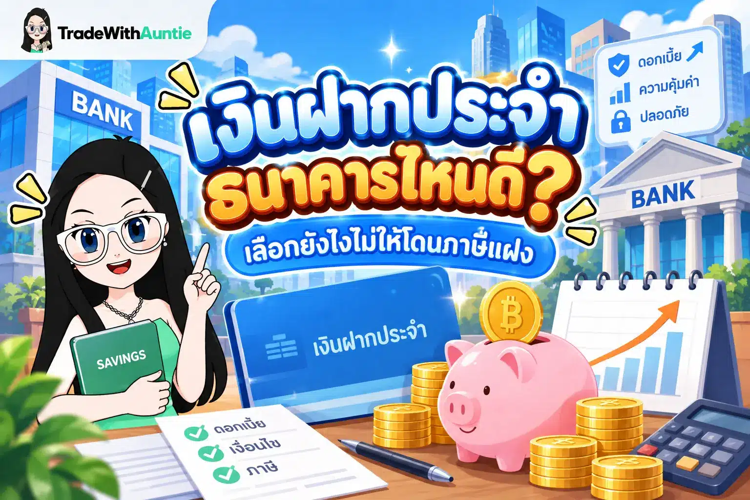 เงินฝากประจำธนาคารไหนดี เปรียบเทียบบัญชีเงินฝากประจำและอัตราดอกเบี้ย