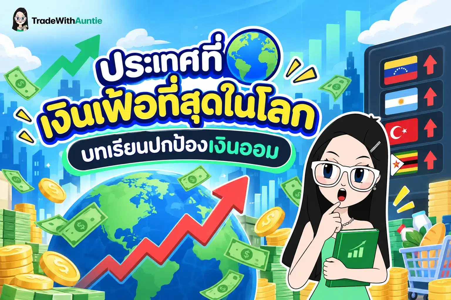ประเทศที่เงินเฟ้อที่สุดในโลก สรุปภาวะเงินเฟ้อขั้นรุนแรงและแนวทางปกป้องพอร์ตการลงทุน