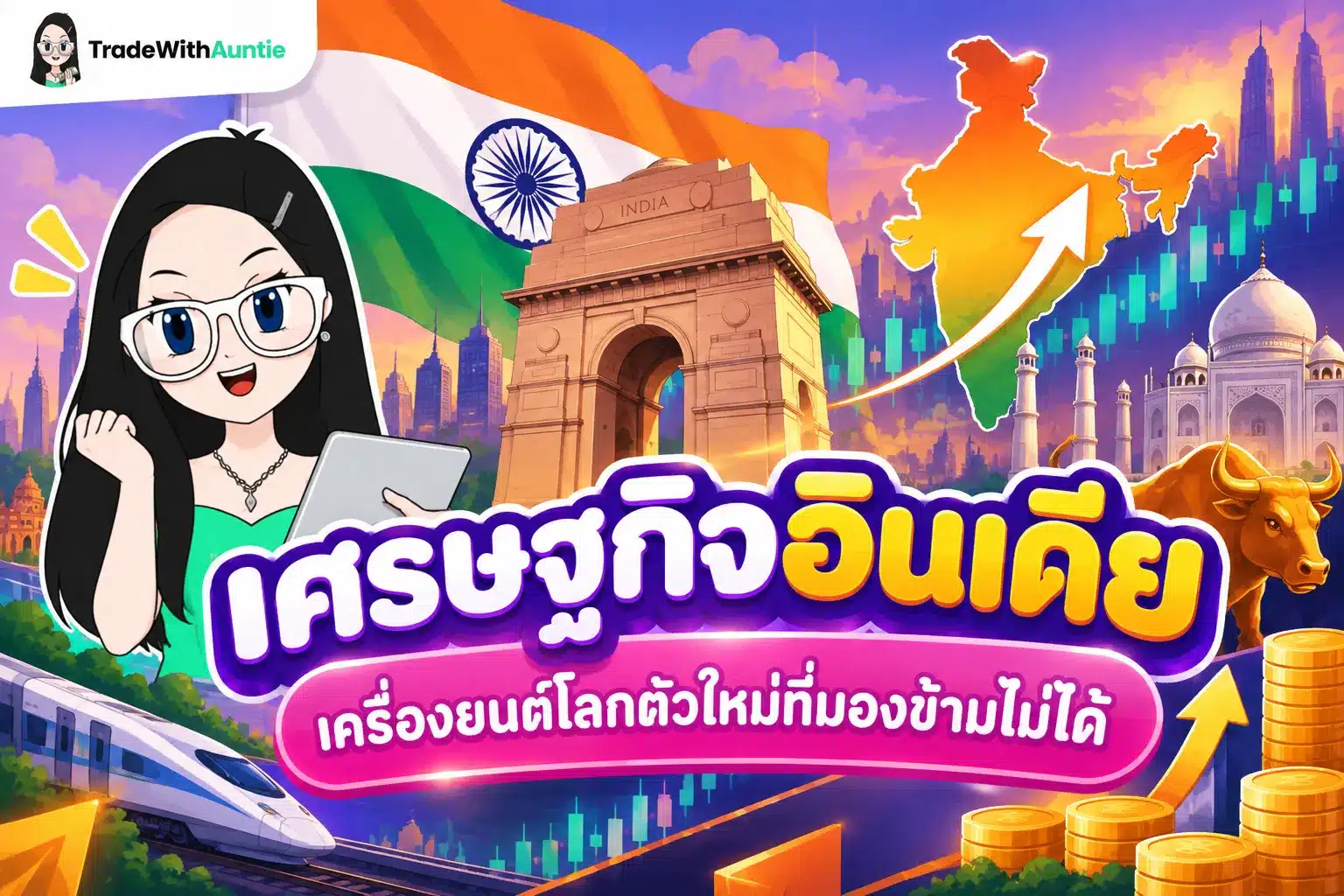 เศรษฐกิจอินเดีย ภาพรวมการเติบโตทางเศรษฐกิจและโอกาสการลงทุน
