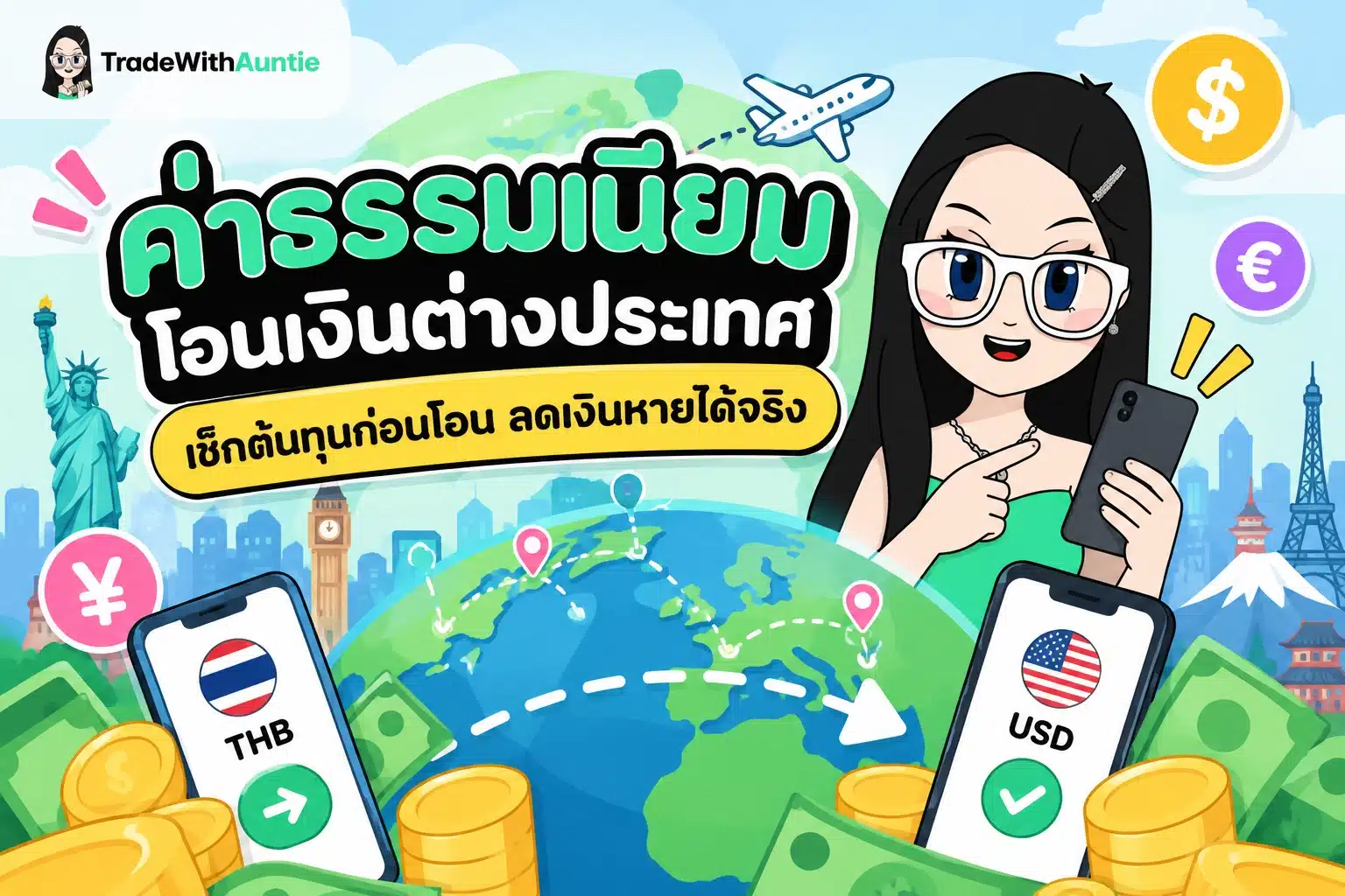 ค่าธรรมเนียมโอนเงินต่างประเทศ คู่มือคำนวณและเปรียบเทียบต้นทุนโอนเงินต่างประเทศอย่างคุ้มค่า