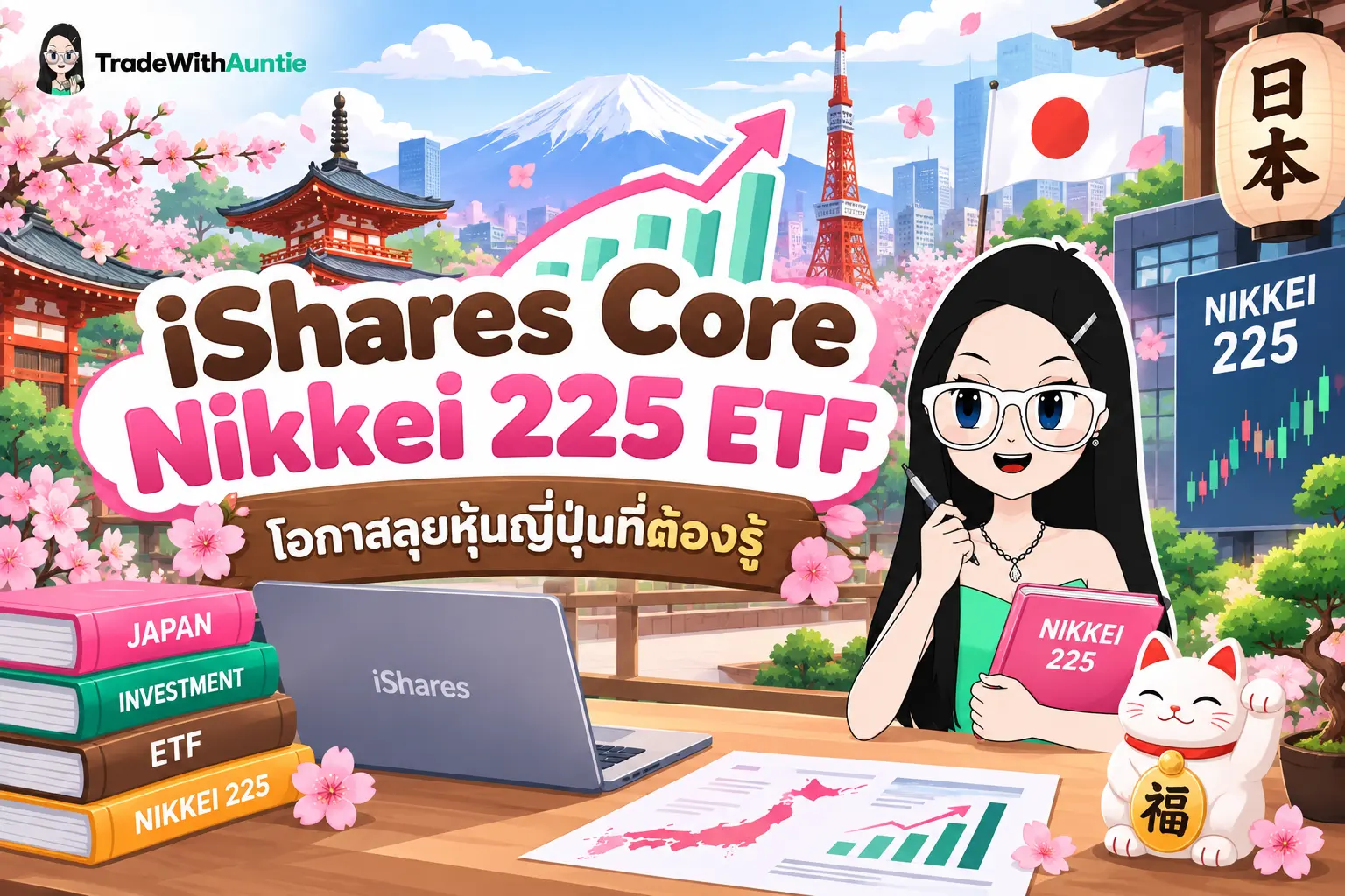 iShares Core Nikkei 225 ETF กองทุน ETF หุ้นญี่ปุ่นชั้นนำ ค่าธรรมเนียมต่ำ