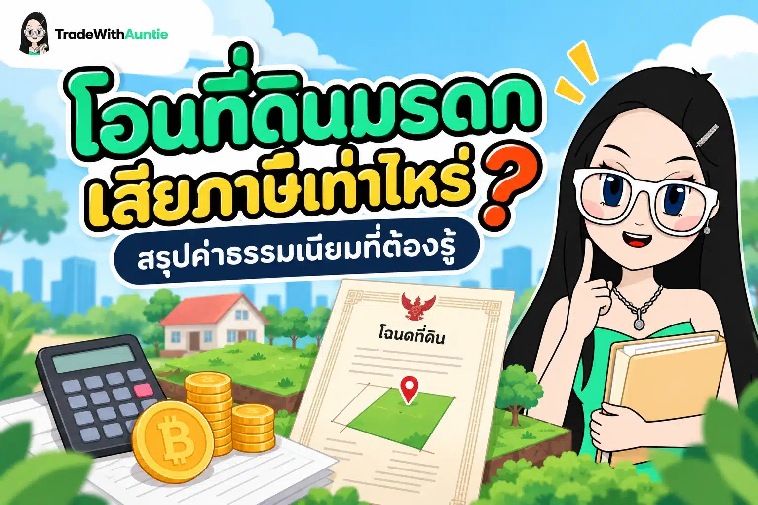 โอนที่ดินมรดก เสียภาษีเท่าไหร่ คู่มือคำนวณค่าธรรมเนียมและภาษีมรดกฉบับมือใหม่