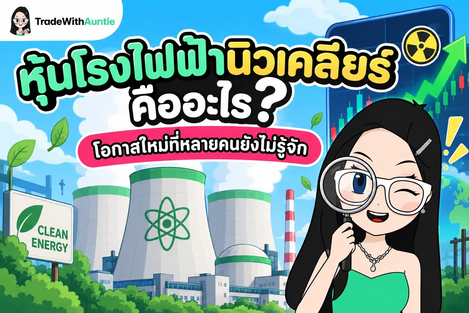 หุ้นโรงไฟฟ้านิวเคลียร์ โอกาสการลงทุนในพลังงานสะอาดรับเทรนด์ AI