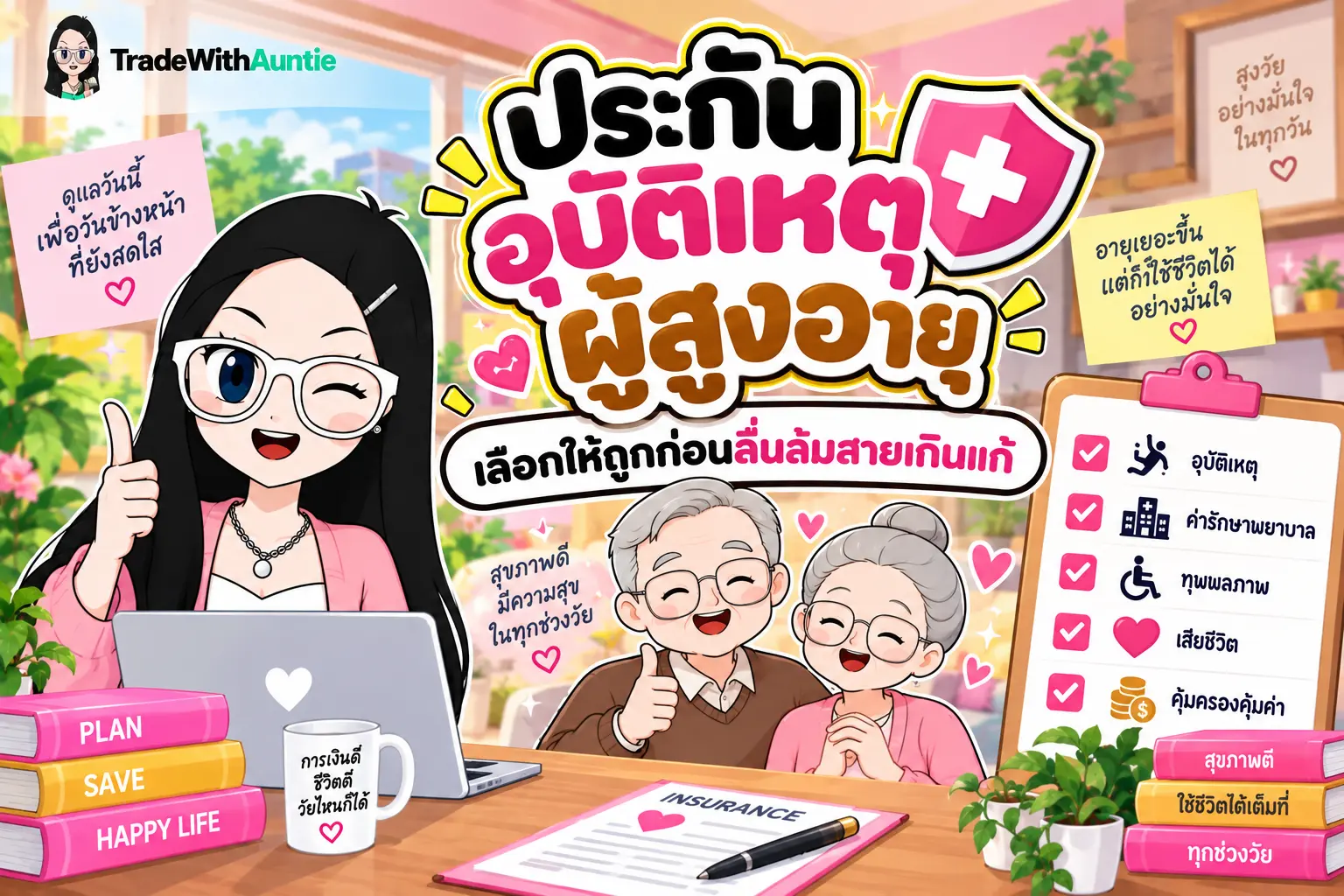 ประกันอุบัติเหตุ ผู้สูงอายุ คู่มือเลือกประกันอุบัติเหตุคุ้มครองผู้สูงวัยและคนเกษียณ
