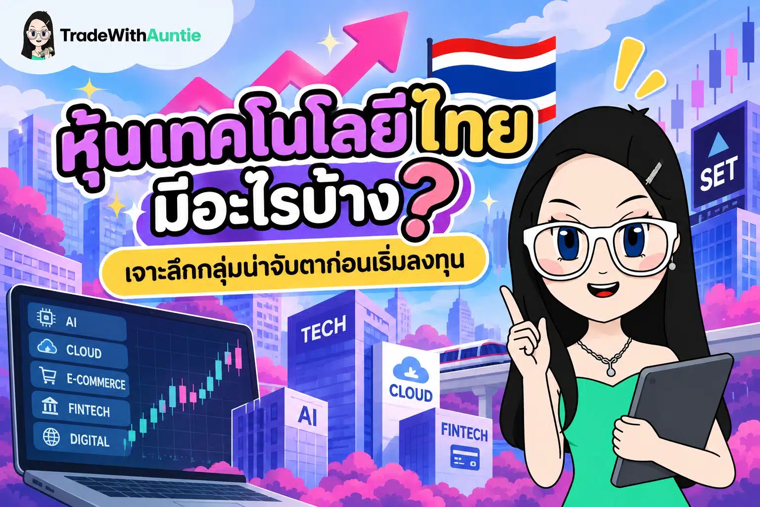 หุ้นเทคโนโลยีไทย คู่มือทำความเข้าใจหุ้นกลุ่มเทคโนโลยีในตลาดหุ้นไทยสำหรับมือใหม่