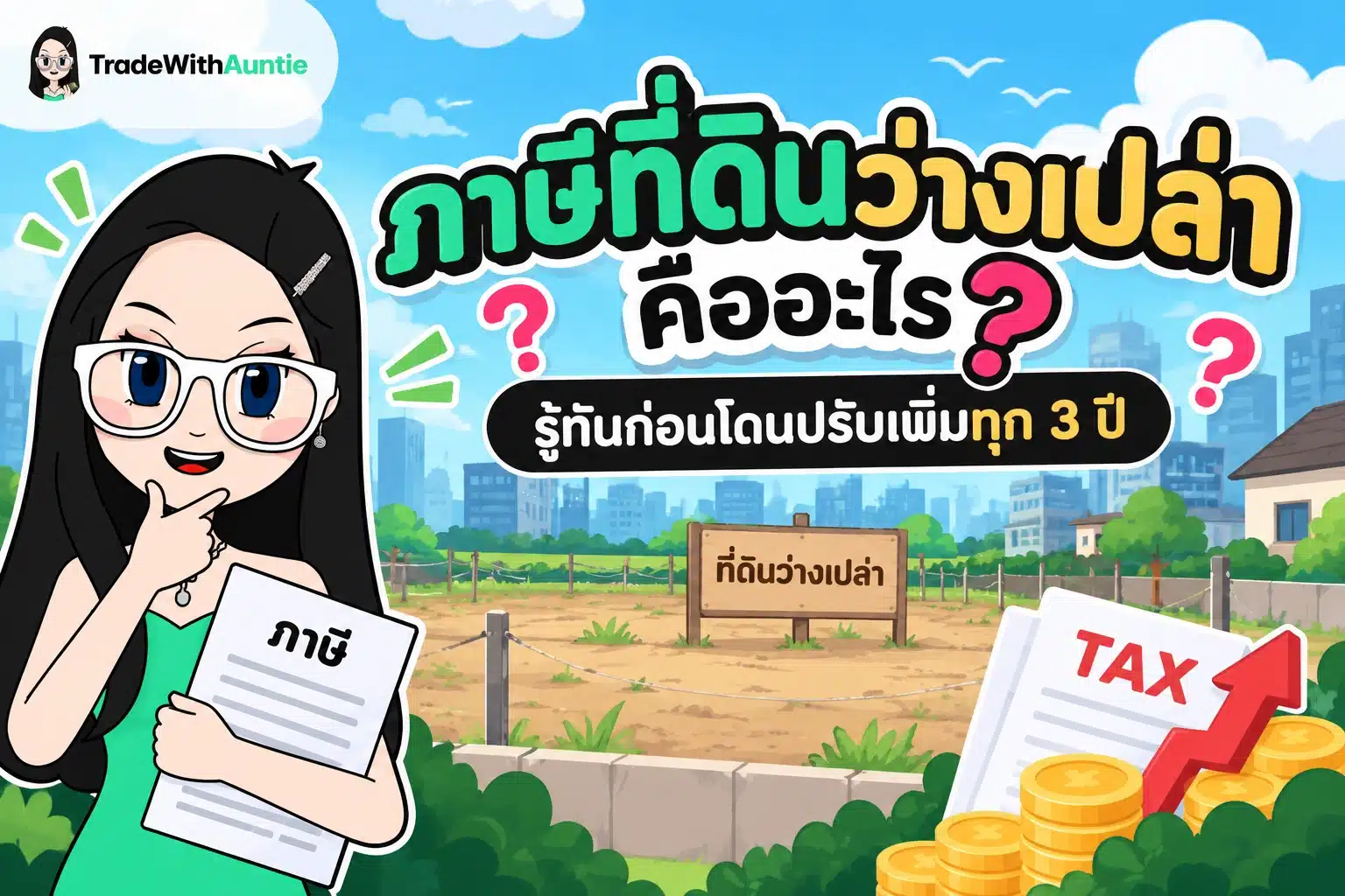 ภาษีที่ดินว่างเปล่า สรุปอัตราภาษีและแนวทางการบริหารจัดการที่ดินเปล่า
