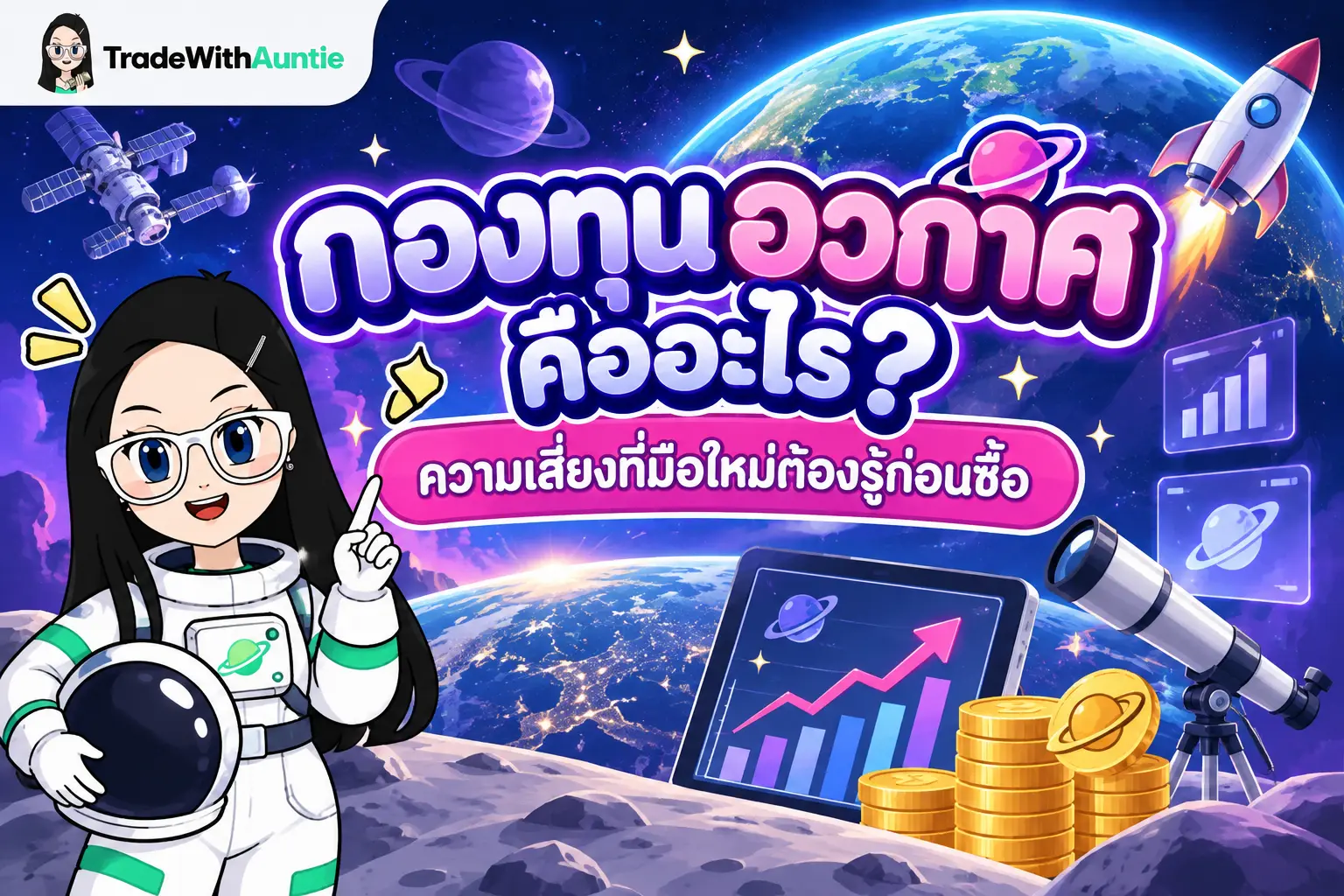 กองทุนอวกาศ คืออะไร คู่มือเข้าใจการลงทุนในอุตสาหกรรมอวกาศสำหรับมือใหม่