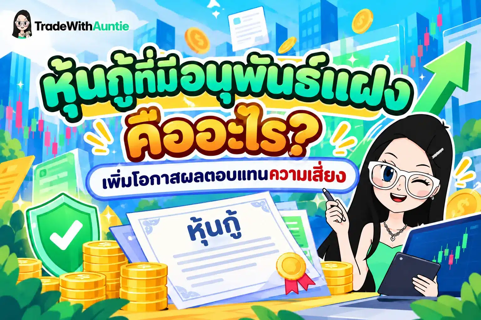 หุ้นกู้ที่มีอนุพันธ์แฝง คู่มือทำความเข้าใจทางเลือกลงทุนสำหรับผู้ใหญ่และมือใหม่