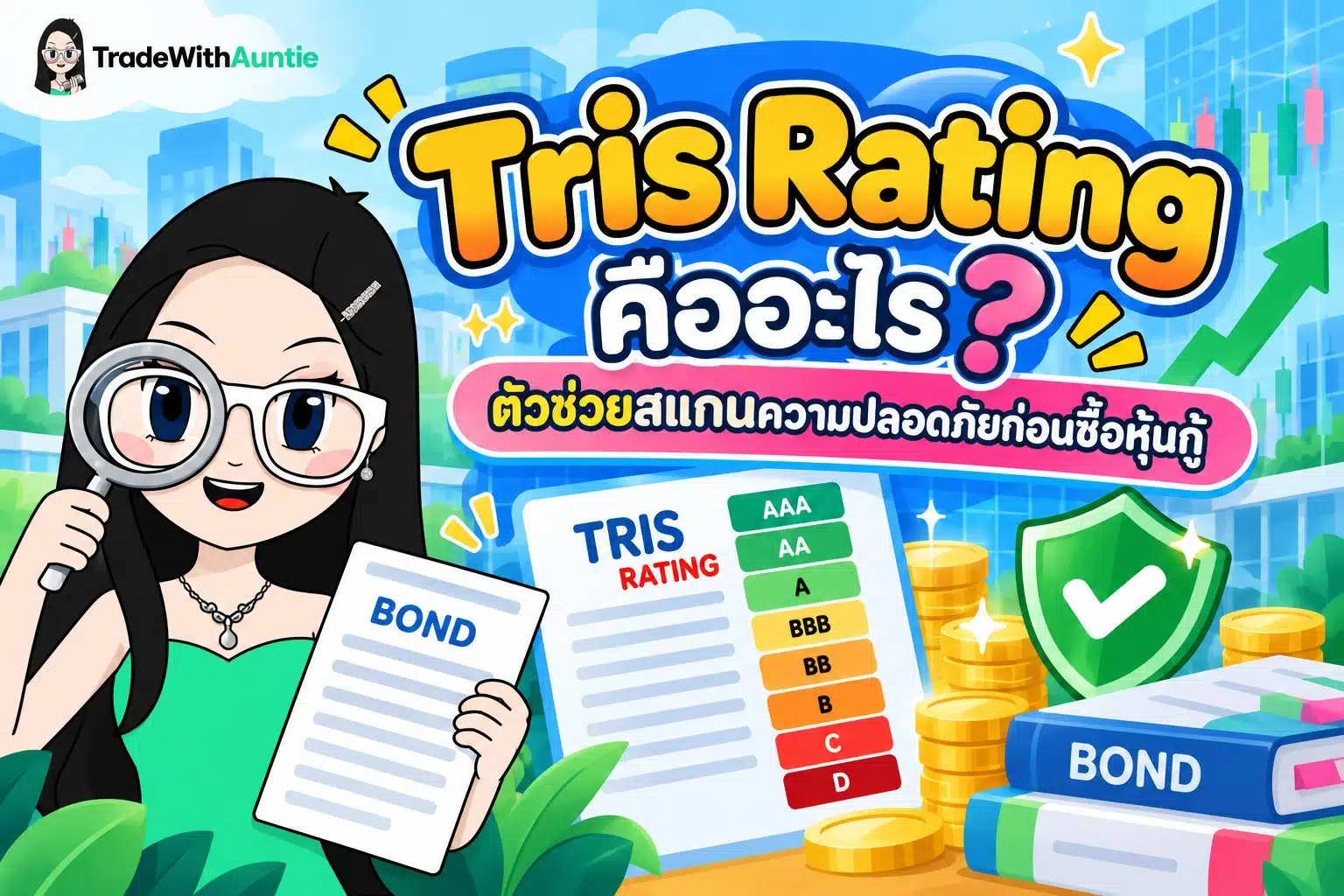 Tris Rating สเกลการจัดอันดับความน่าเชื่อถือของหุ้นกู้และตราสารหนี้ไทย