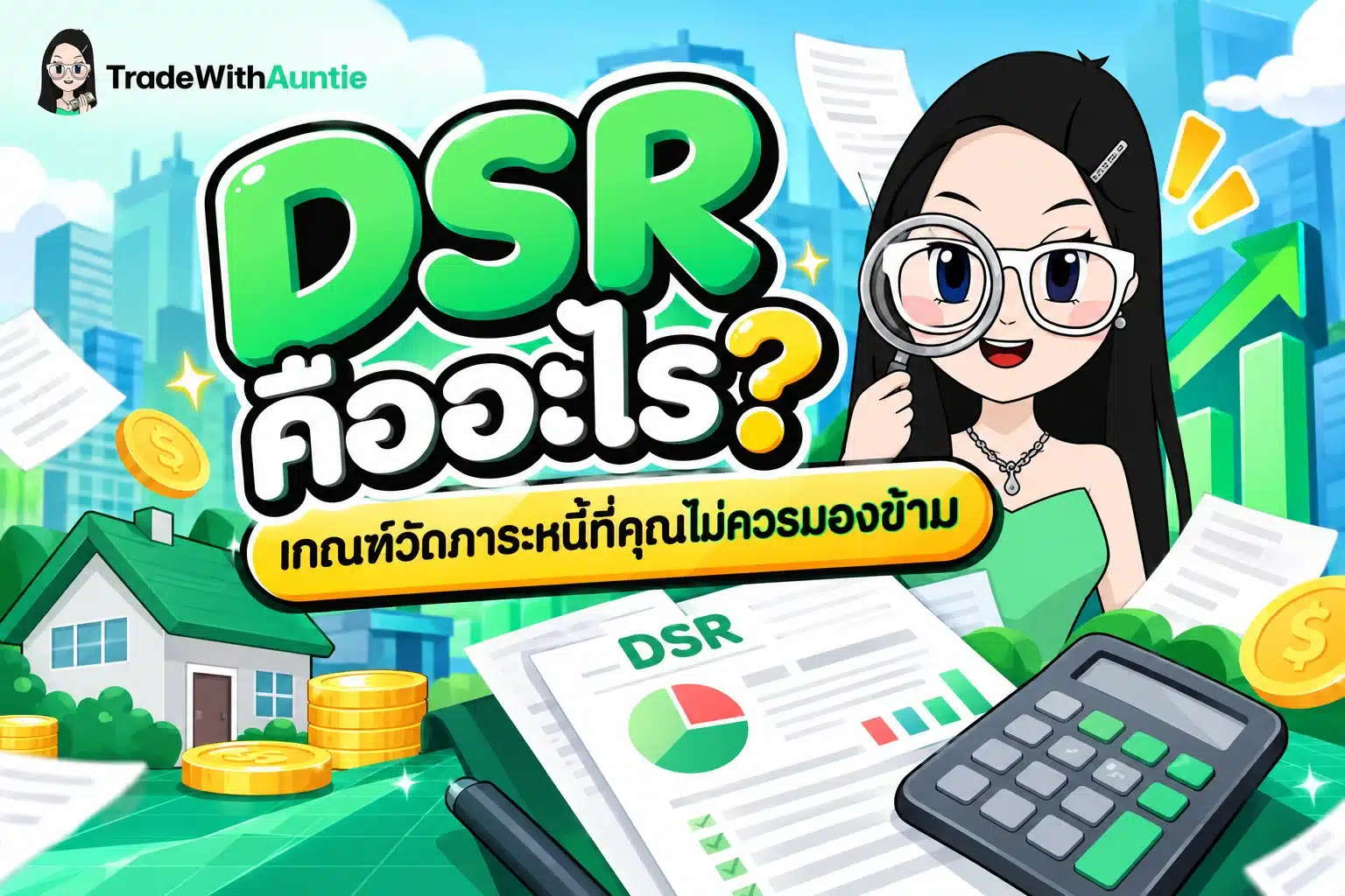 DSR คือ คู่มือเข้าใจสัดส่วนภาระหนี้ต่อรายได้และการวางแผนกู้สินเชื่อ
