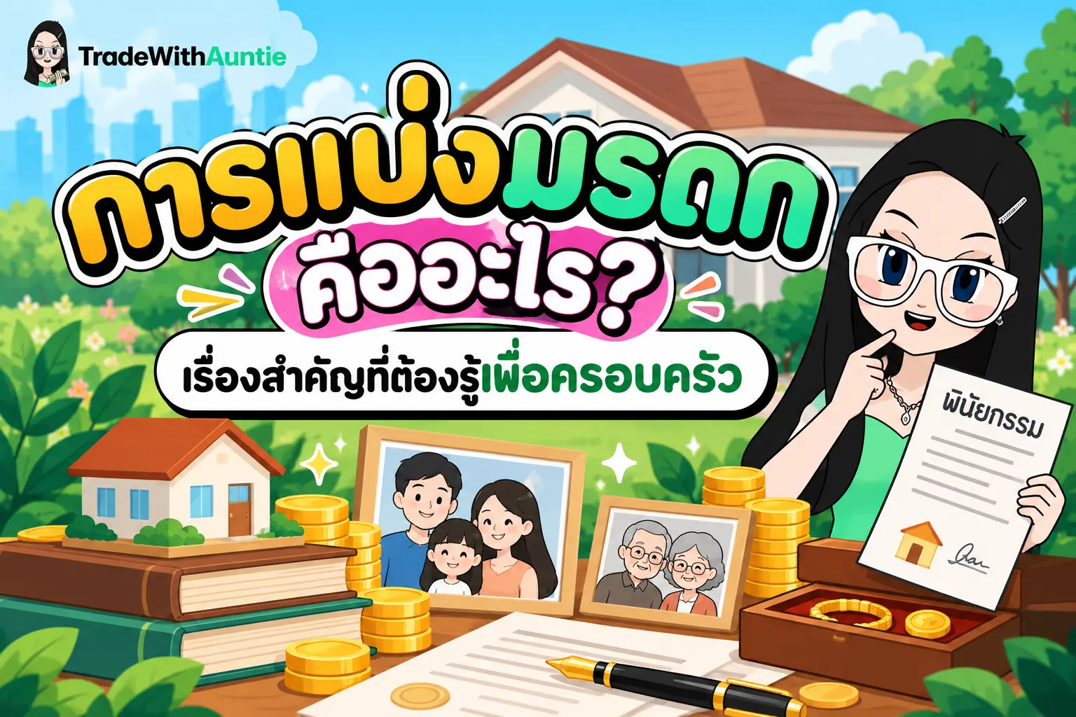 การแบ่งมรดก คู่มือทำความเข้าใจลำดับทายาทและจัดการมรดกสำหรับวัยเกษียณ