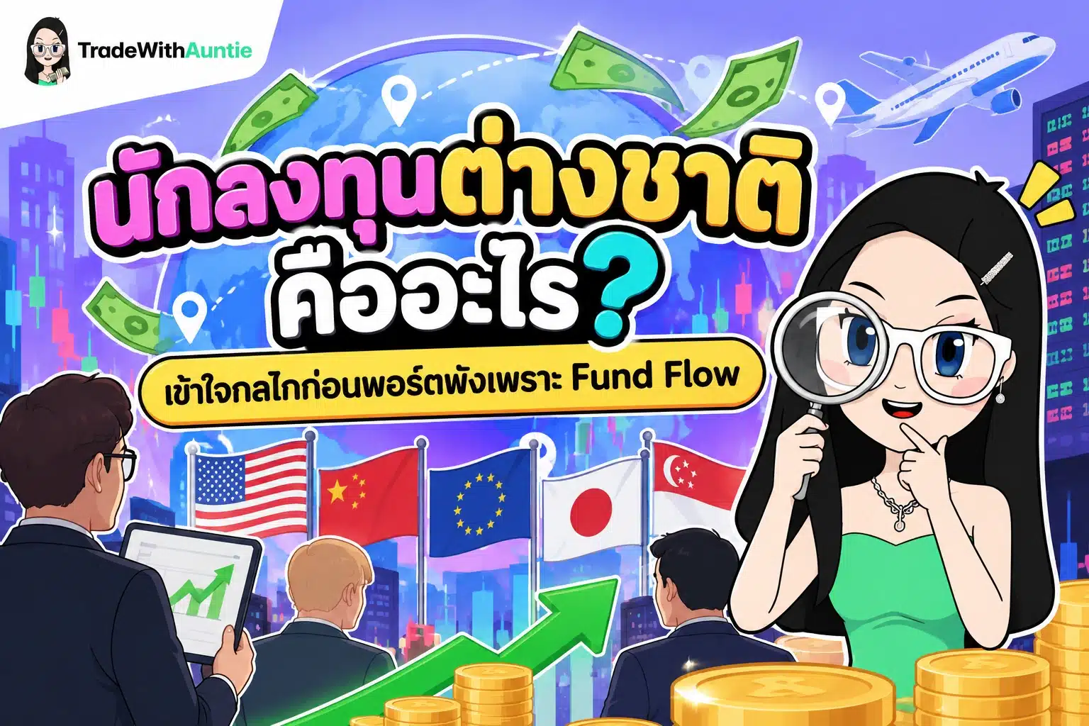 นักลงทุนต่างชาติ ทำความเข้าใจกลไก Fund Flow และผลกระทบต่อตลาดหุ้นไทย