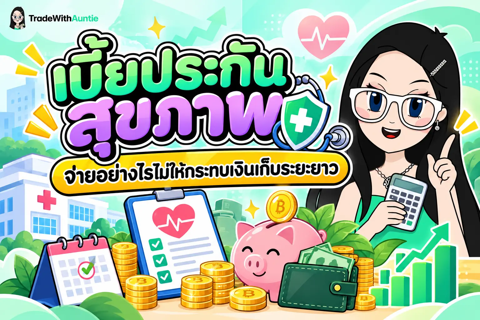 เบี้ยประกันสุขภาพ สรุปปัจจัยคำนวณเบี้ยและการวางแผนลดหย่อนภาษี
