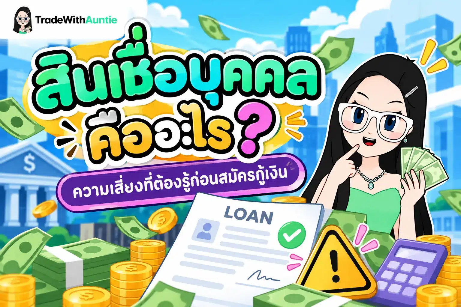 สินเชื่อบุคคล คู่มือทำความเข้าใจสินเชื่อส่วนบุคคลและเทคนิคคำนวณดอกเบี้ย