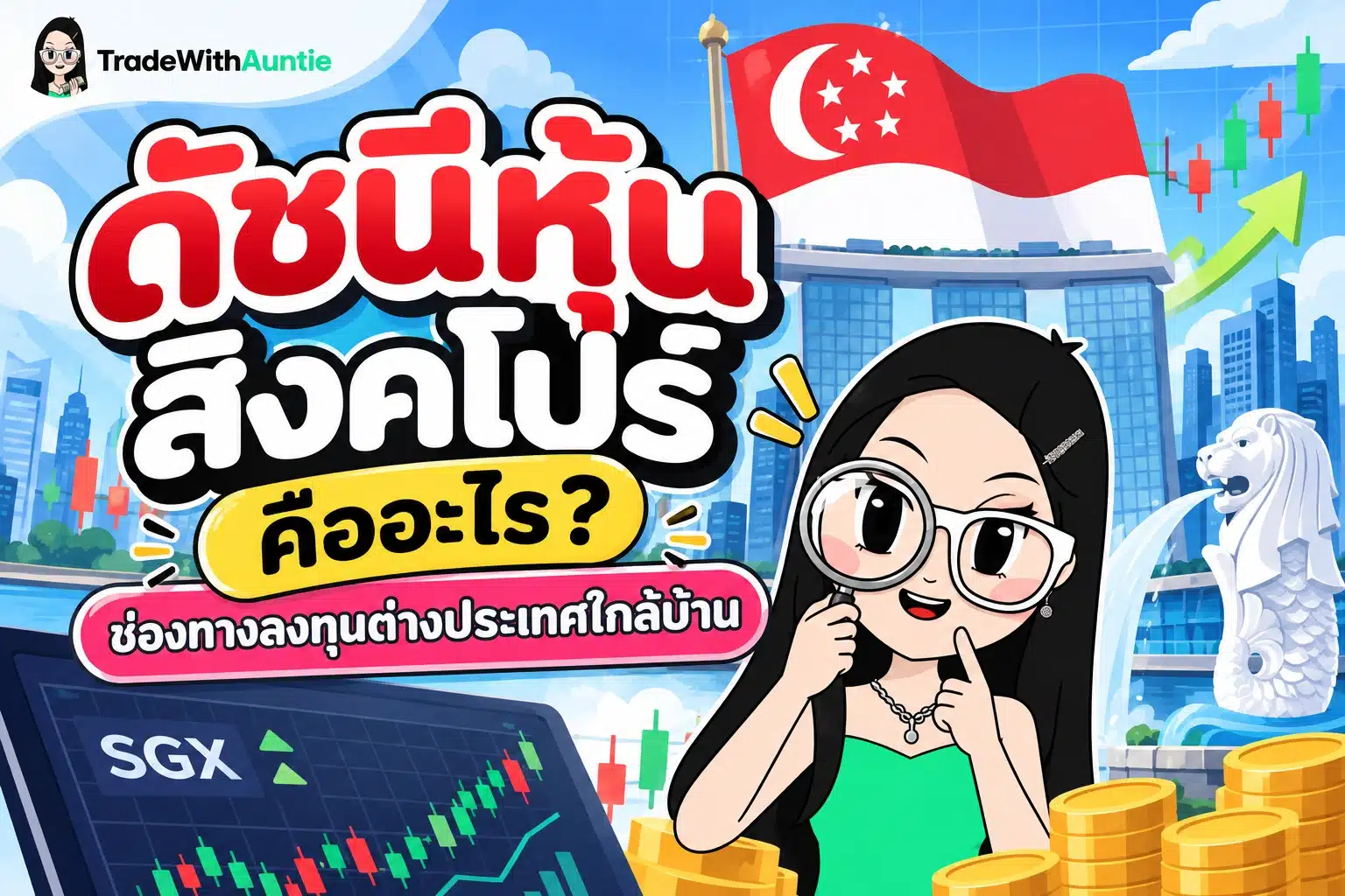 ดัชนีหุ้นสิงคโปร์ คู่มือปูพื้นฐานดัชนี STI และวิธีลงทุนสำหรับนักลงทุนไทย