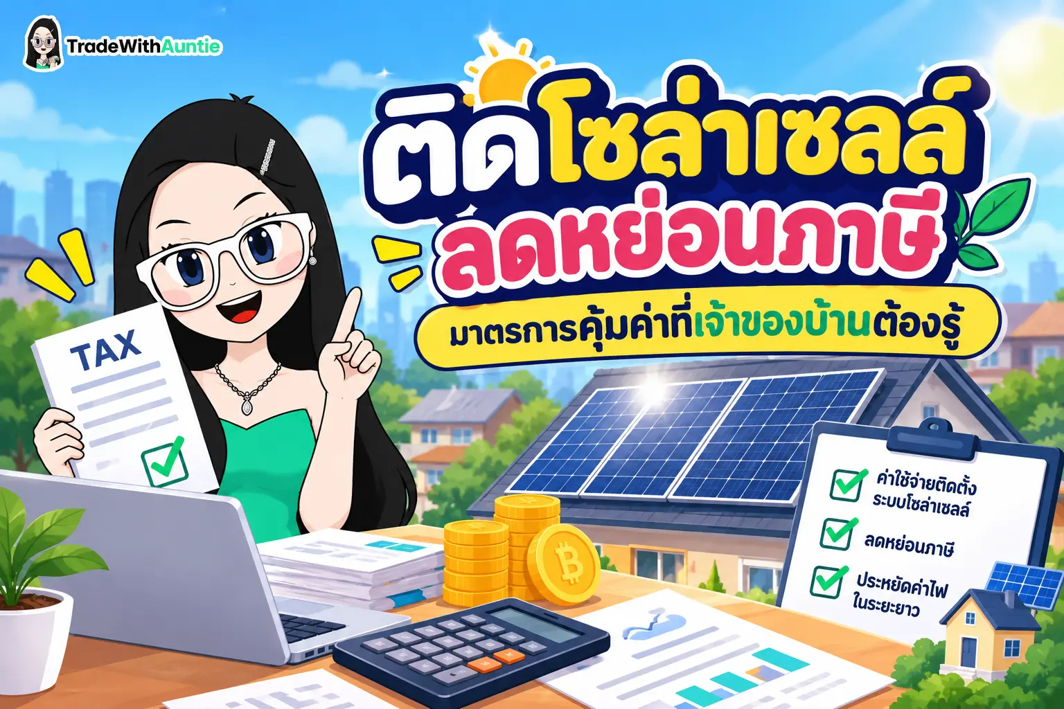 ติดโซล่าเซลล์ลดหย่อนภาษี คู่มือติดตั้งโซลาร์รูฟท็อปลดหย่อนภาษีสำหรับบ้านอยู่อาศัย
