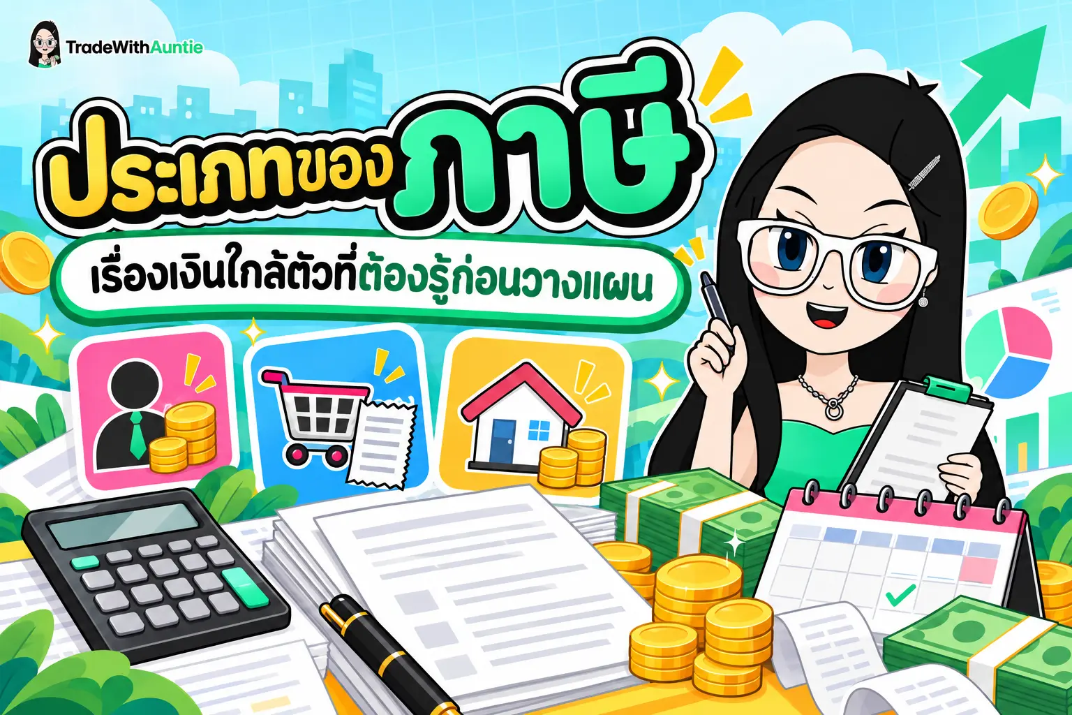 ประเภทของภาษี คู่มือทำความเข้าใจโครงสร้างภาษีทางตรงและภาษีทางอ้อมสำหรับทุกคน