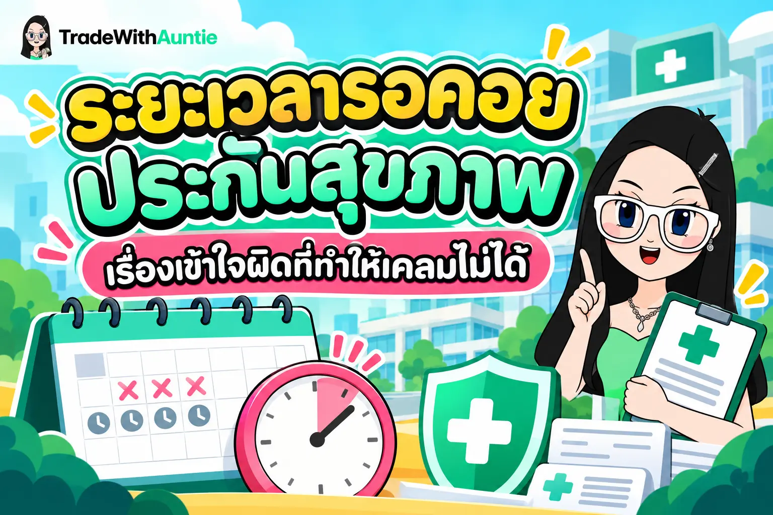 ระยะเวลารอคอย ประกันสุขภาพ สรุปเงื่อนไขระยะเวลารอคอย 30 วัน และ 120 วัน ของประกันสุขภาพ