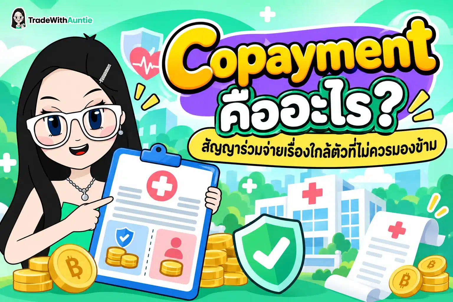 Copayment คืออะไร สรุปเงื่อนไขการจ่ายร่วมประกันสุขภาพเข้าใจง่ายสำหรับมือใหม่